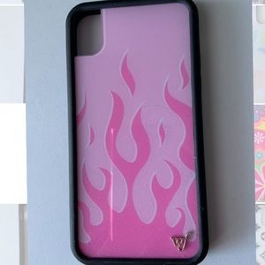 Pink Flames Wildflower iPhone XR Case
